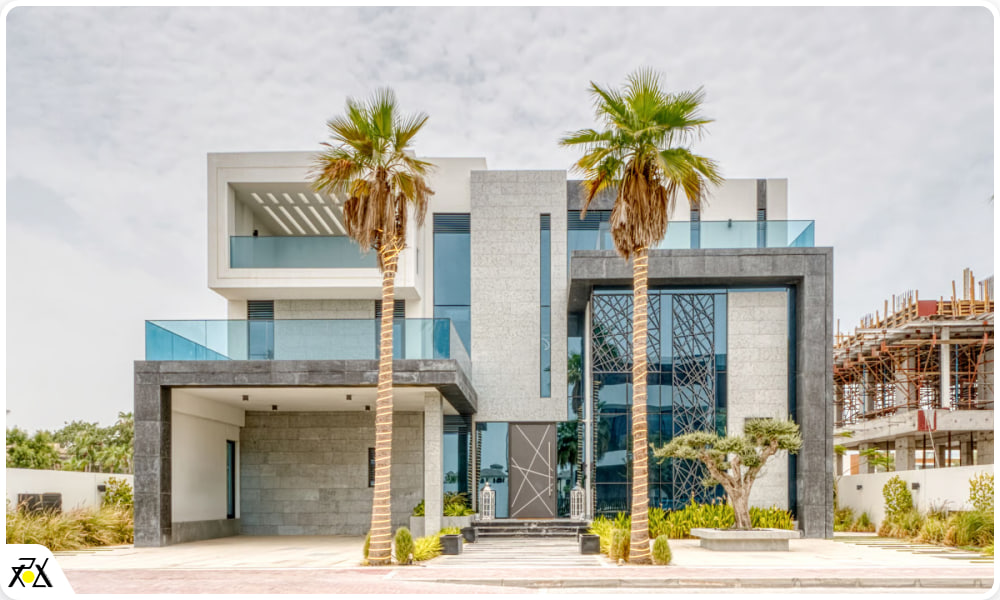 زیباترین نمای ساختمان ویلایی 